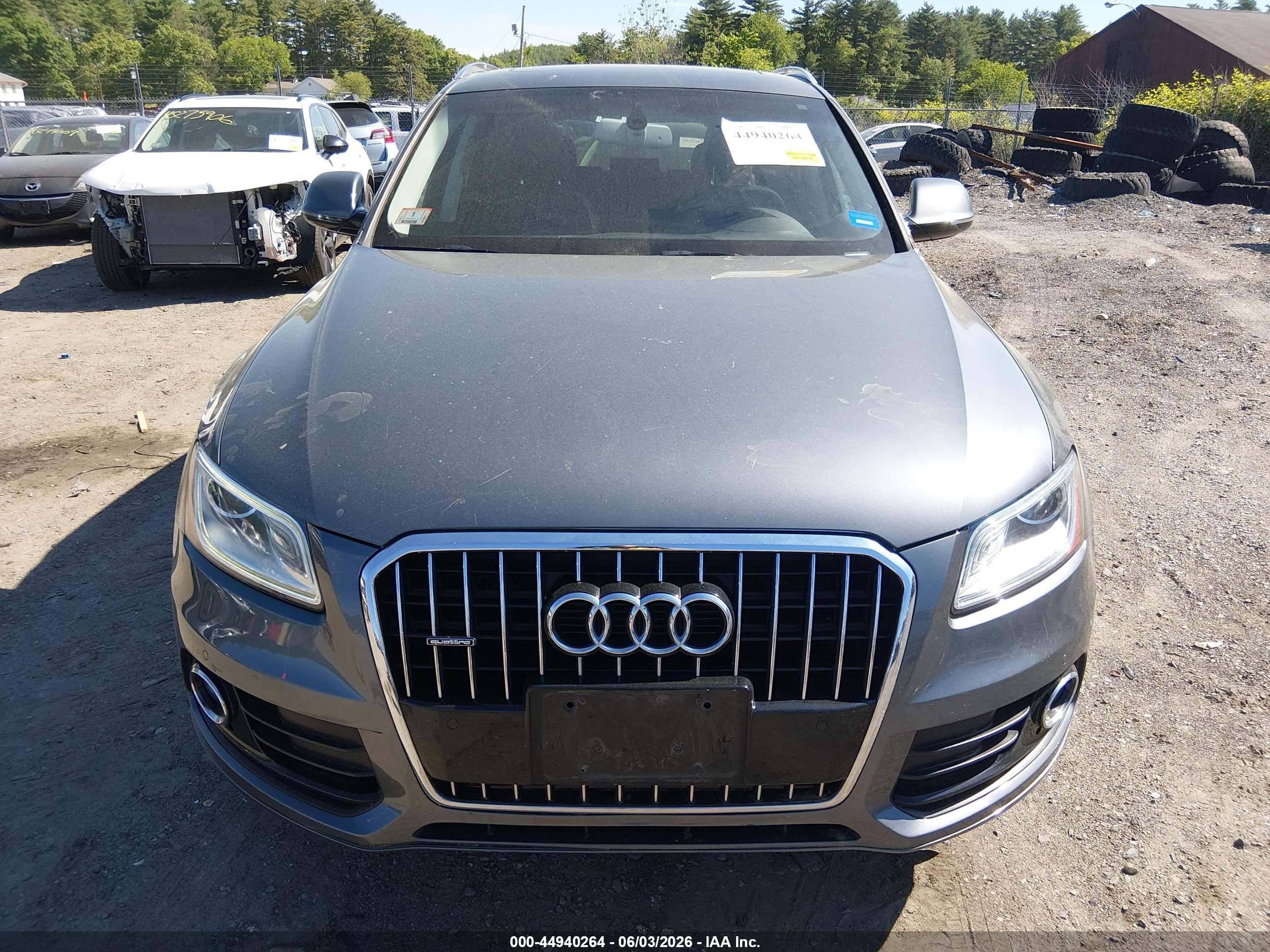 2016 Audi Q5 2.0t Premium Gray vin: WA1L2AFP0GA070596