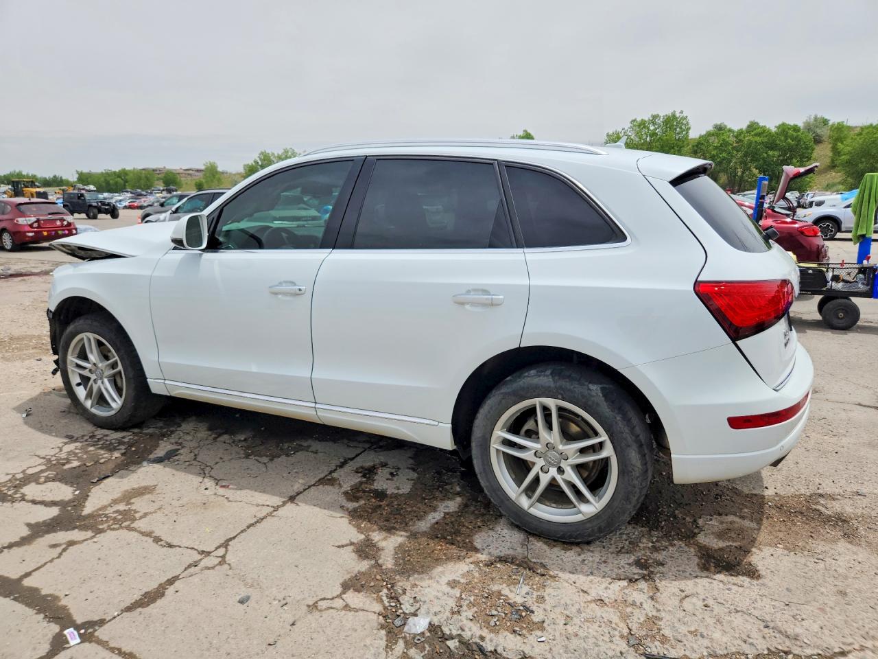 2016 Audi Q5 Premium Plus White vin: WA1L2AFP1GA072034