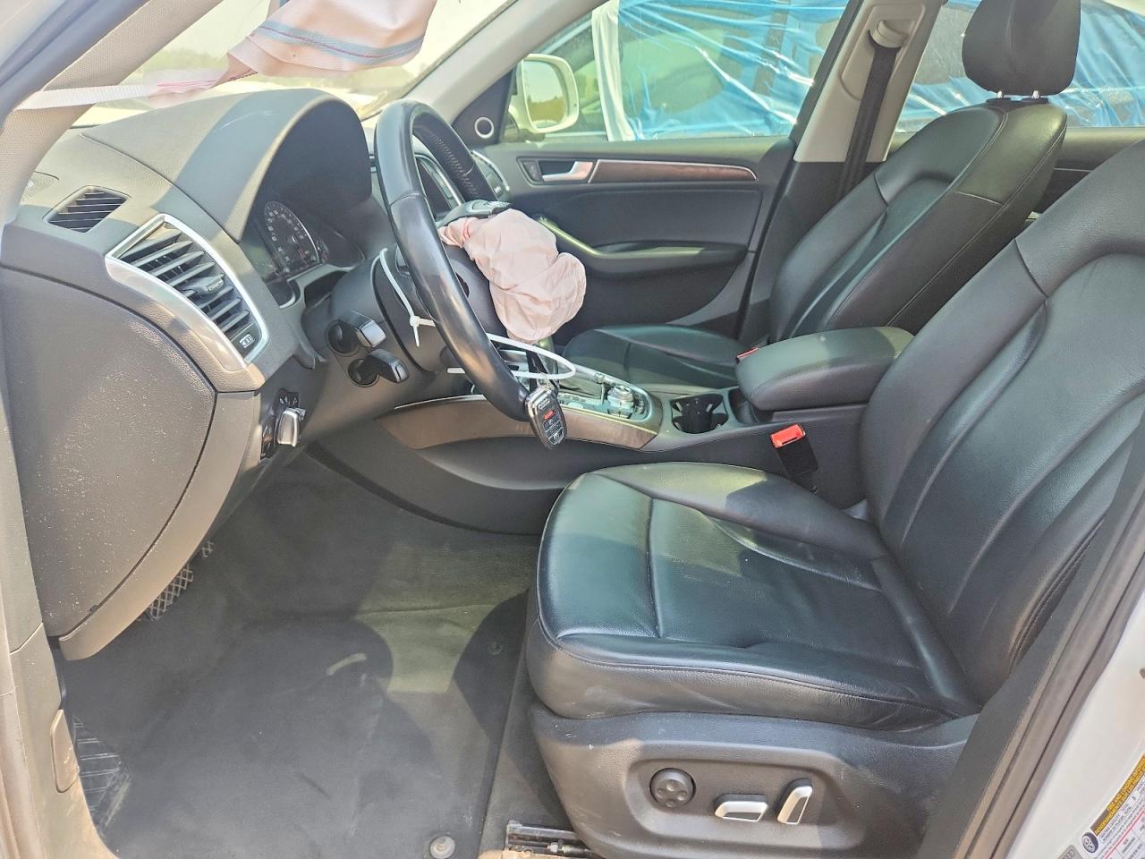 2016 Audi Q5 Premium Plus White vin: WA1L2AFP1GA072034