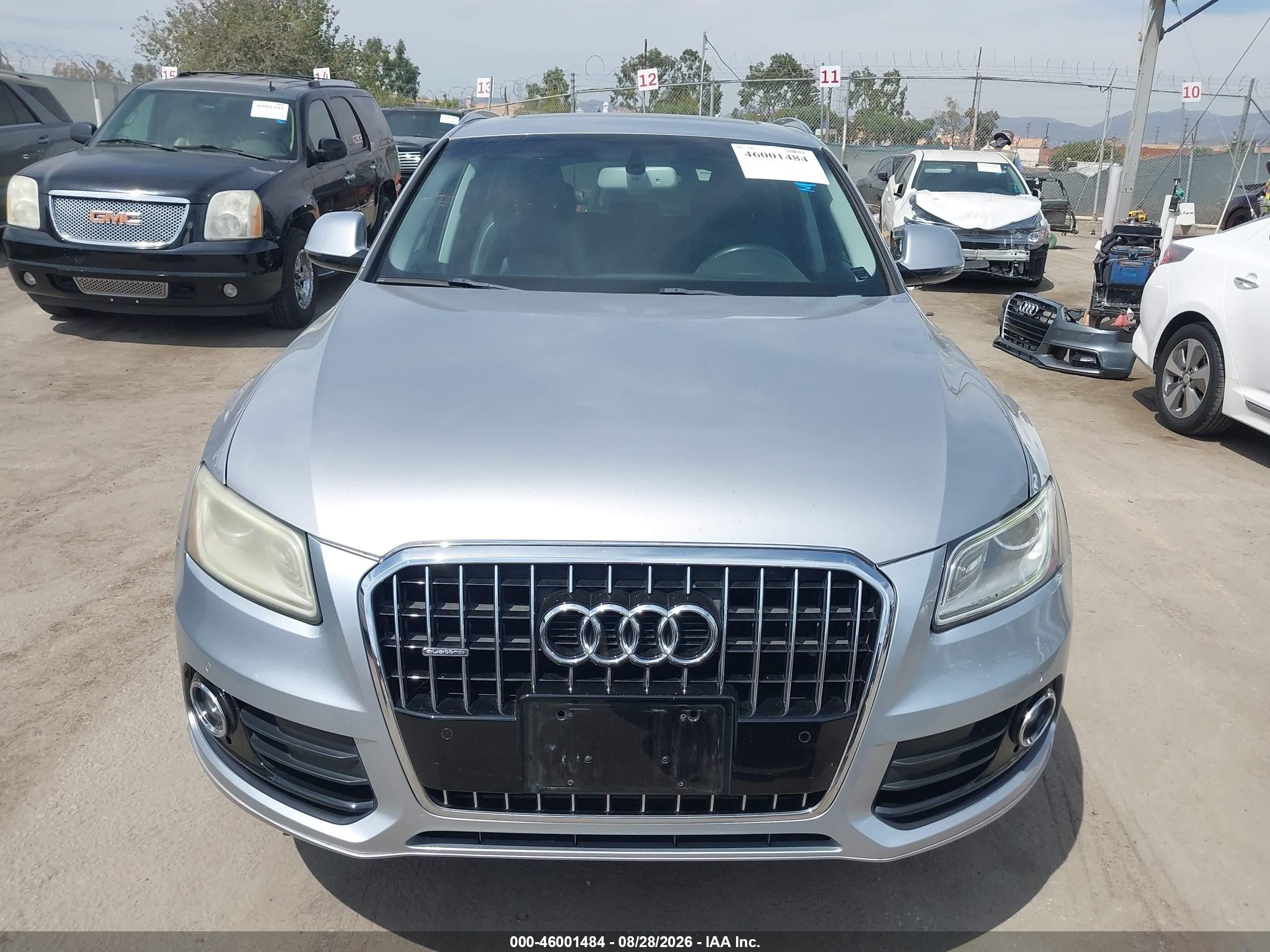 2016 Audi Q5 2.0t Premium Silver vin: WA1L2AFP1GA118820
