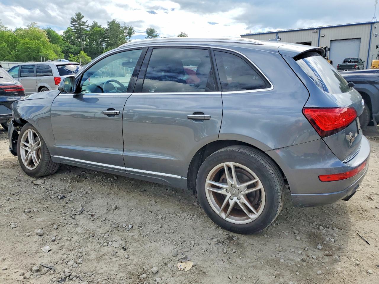 2017 Audi Q5 Premium Plus Gray vin: WA1L2AFP3HA048397