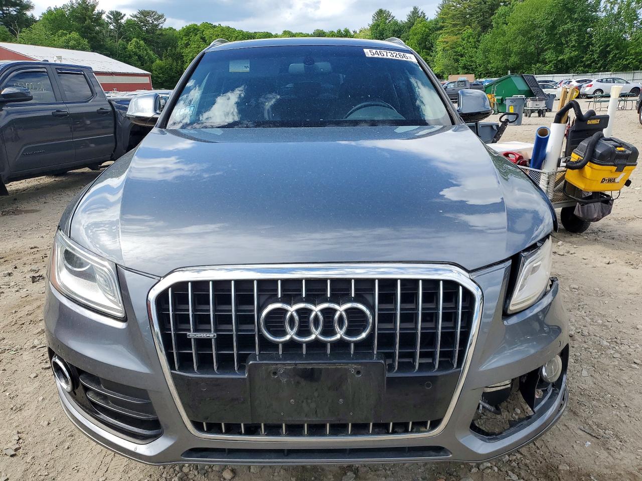 2017 Audi Q5 Premium Plus Gray vin: WA1L2AFP3HA048397