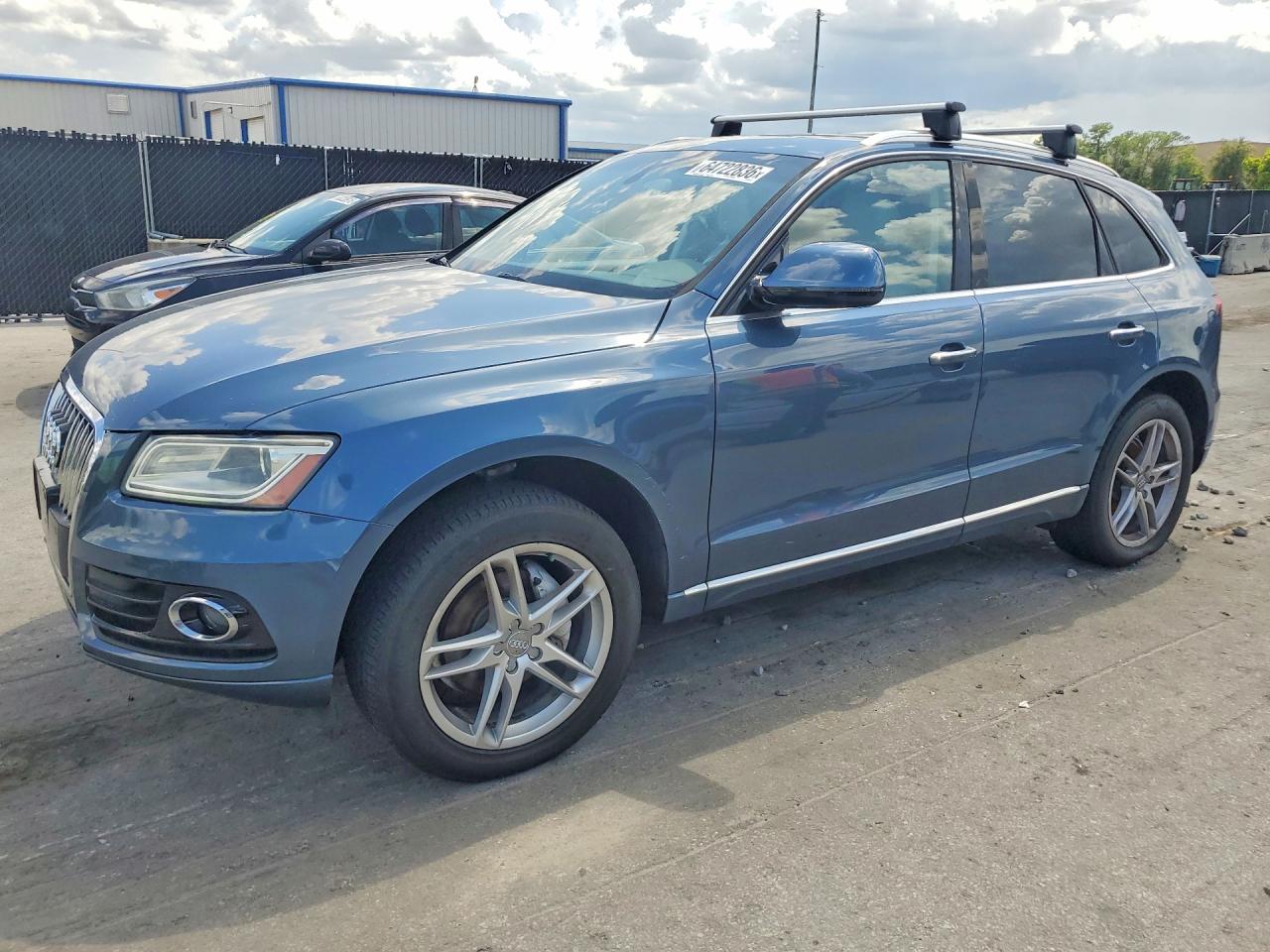 2017 Audi Q5 Premium Plus Blue vin: WA1L2AFP5HA045159