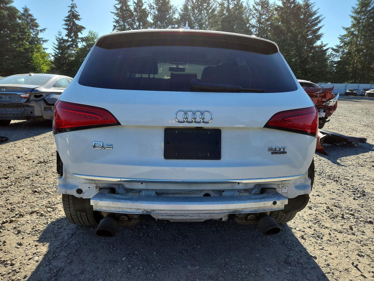 2016 Audi Q5 Premium Plus White vin: WA1L2AFP7GA100614