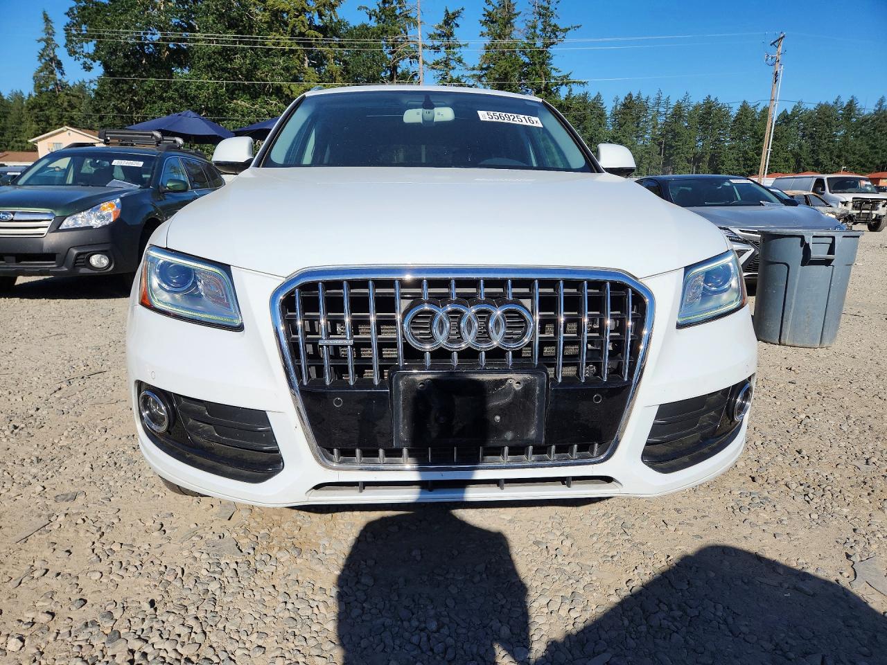 2016 Audi Q5 Premium Plus White vin: WA1L2AFP7GA100614