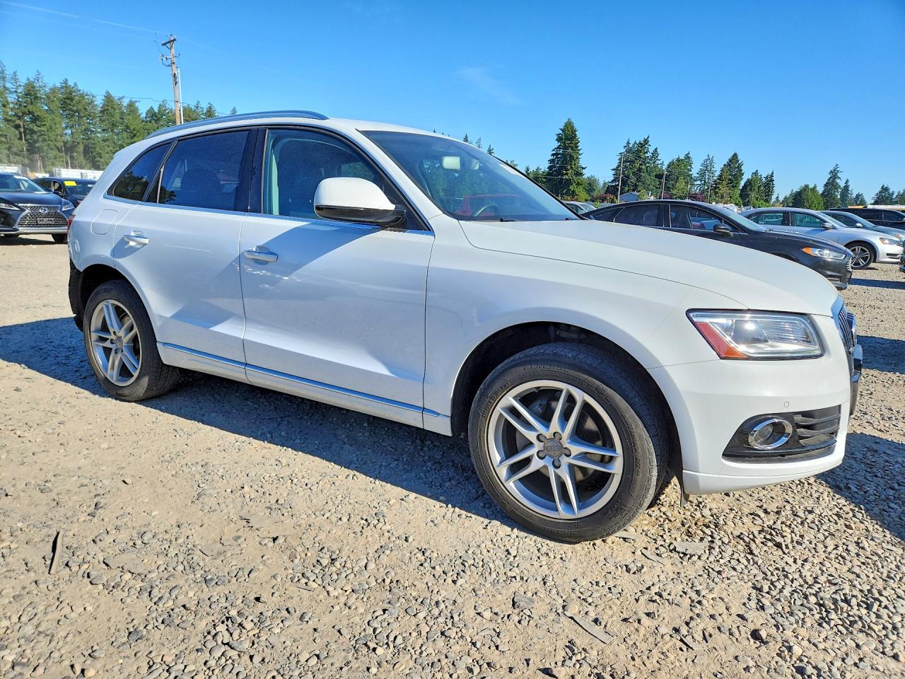 2016 Audi Q5 Premium Plus White vin: WA1L2AFP7GA100614