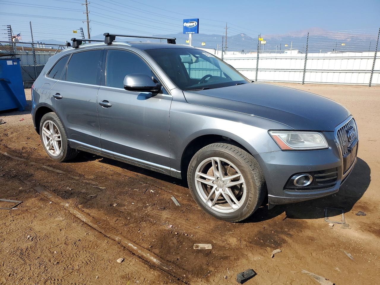 2016 Audi Q5 Premium Plus Gray vin: WA1L2AFP8GA027995