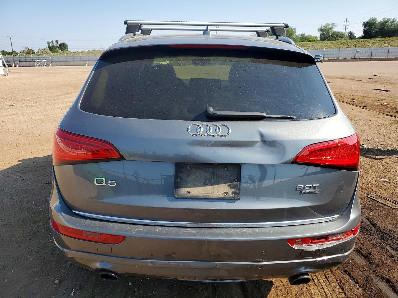 2016 Audi Q5 Premium Plus Gray vin: WA1L2AFP8GA027995