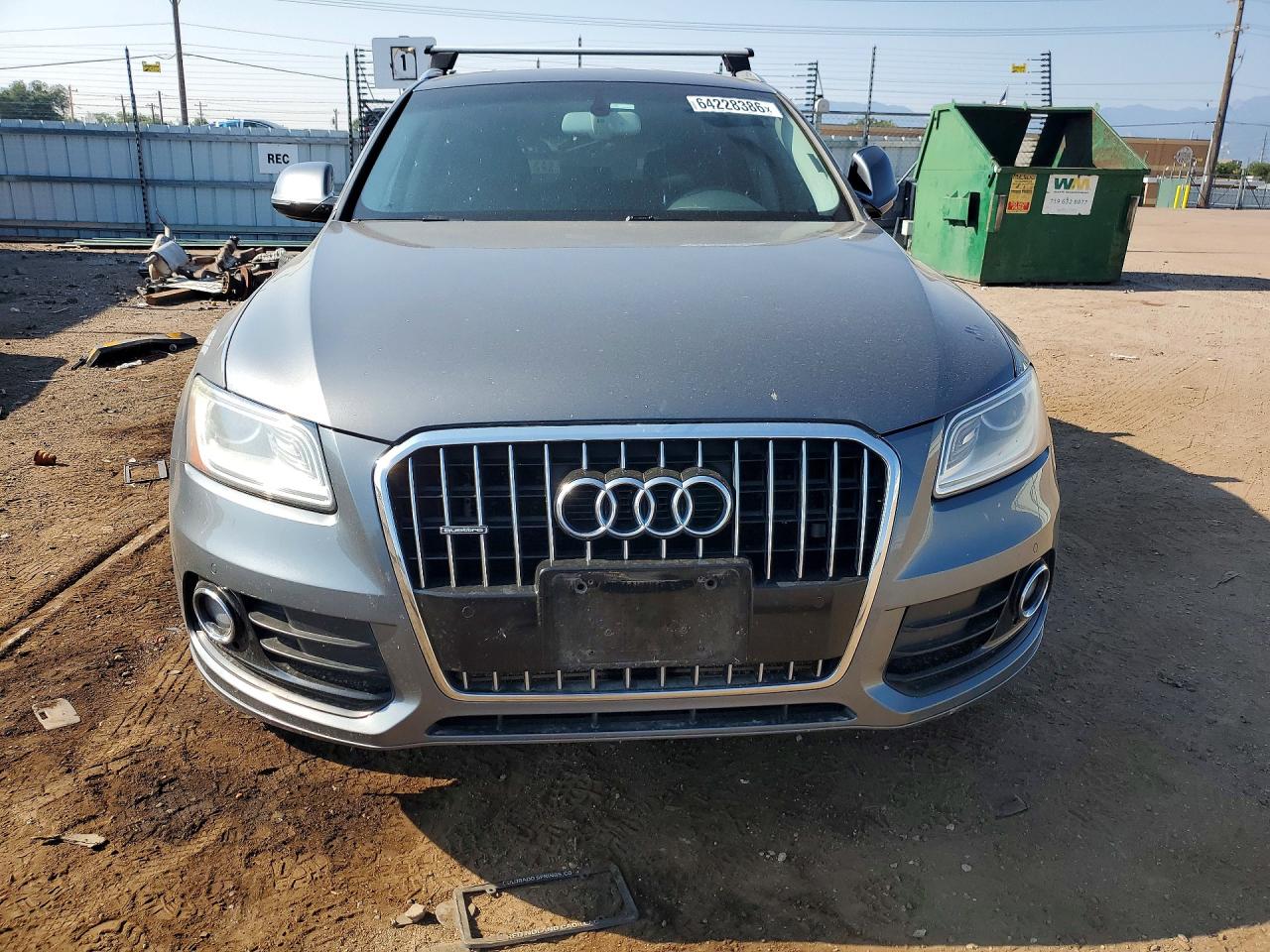 2016 Audi Q5 Premium Plus Gray vin: WA1L2AFP8GA027995
