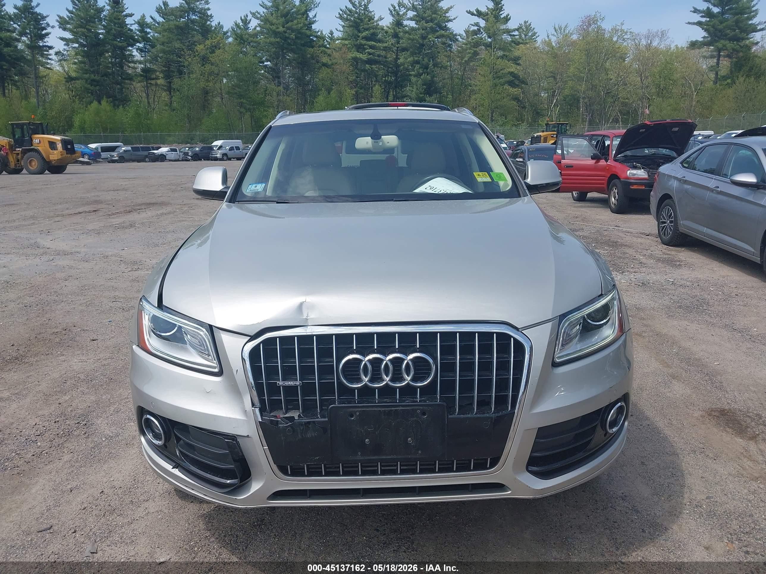 2017 Audi Q5 2.0t Premium Silver vin: WA1L2AFPXHA020287