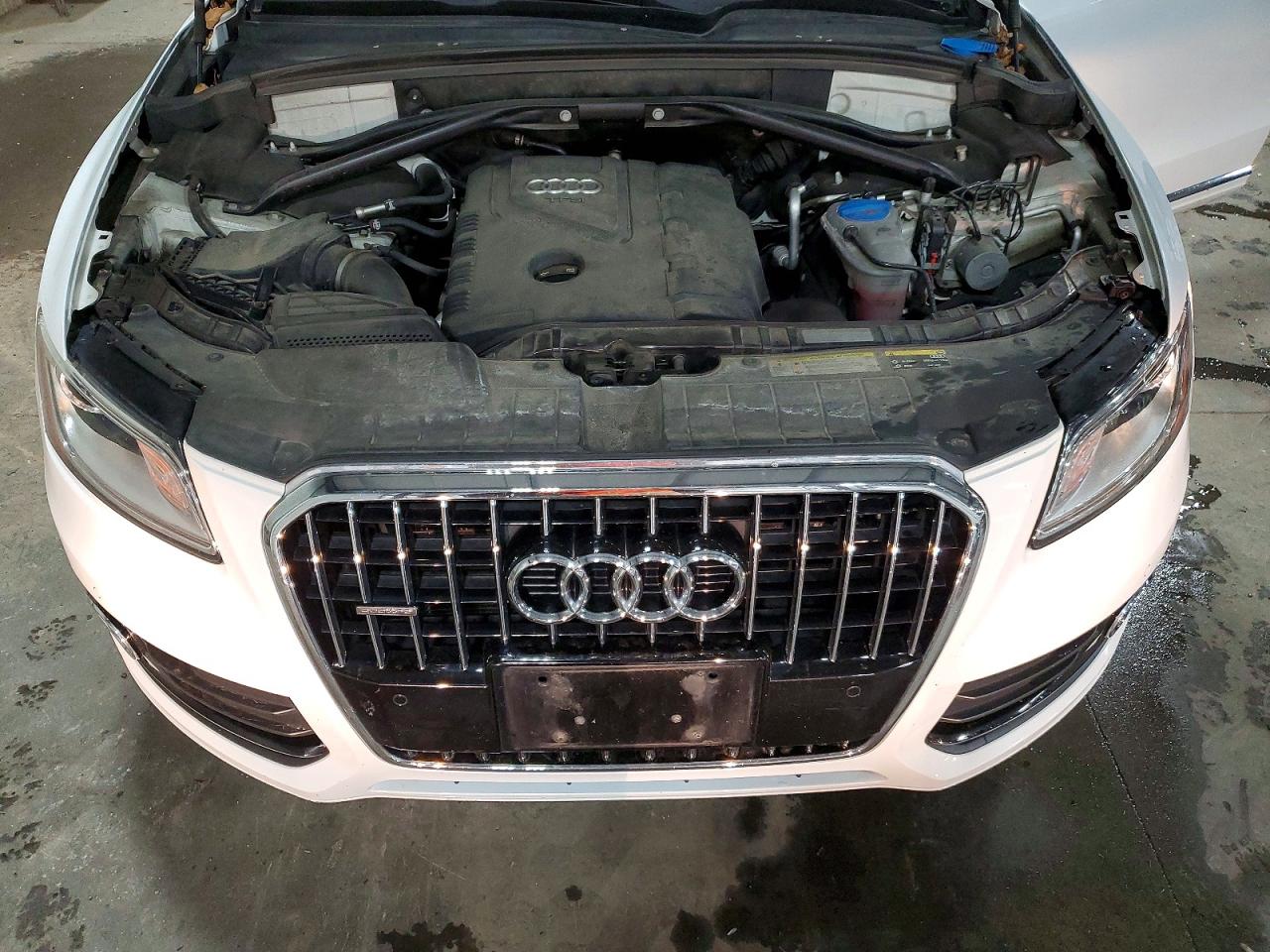 2017 Audi Q5 Premium Plus White vin: WA1L2AFPXHA044637