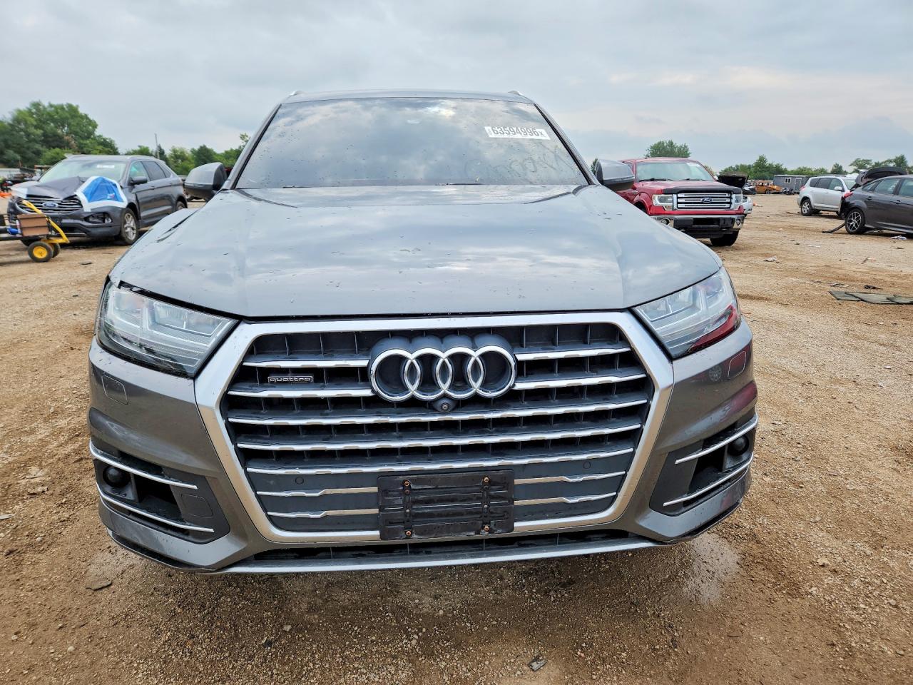 2017 Audi Q7 Premium Plus Gray vin: WA1LAAF70HD053493