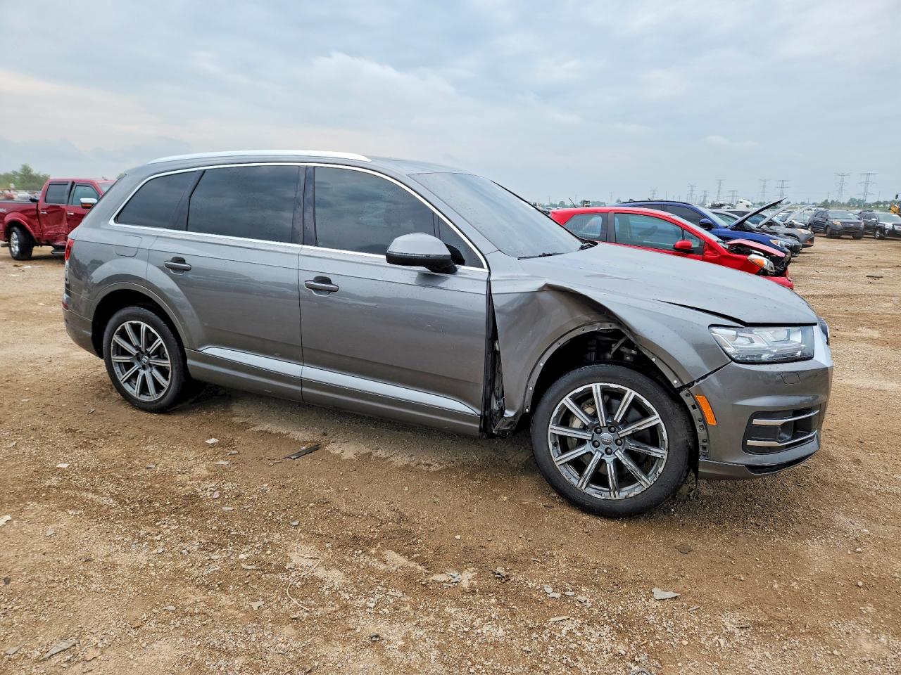 2017 Audi Q7 Premium Plus Gray vin: WA1LAAF70HD053493