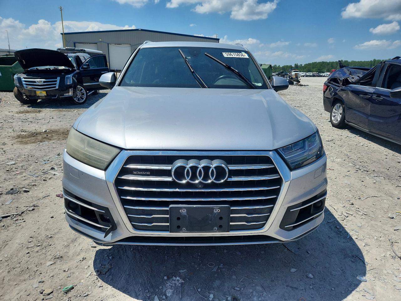 2018 Audi Q7 Premium Plus Gray vin: WA1LAAF70JD012996