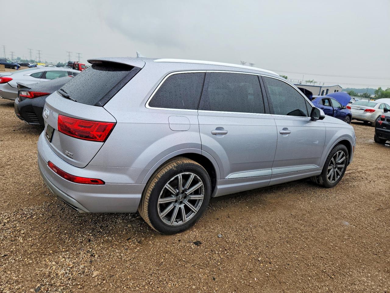 2018 Audi Q7 Premium Plus Silver vin: WA1LAAF71JD050737