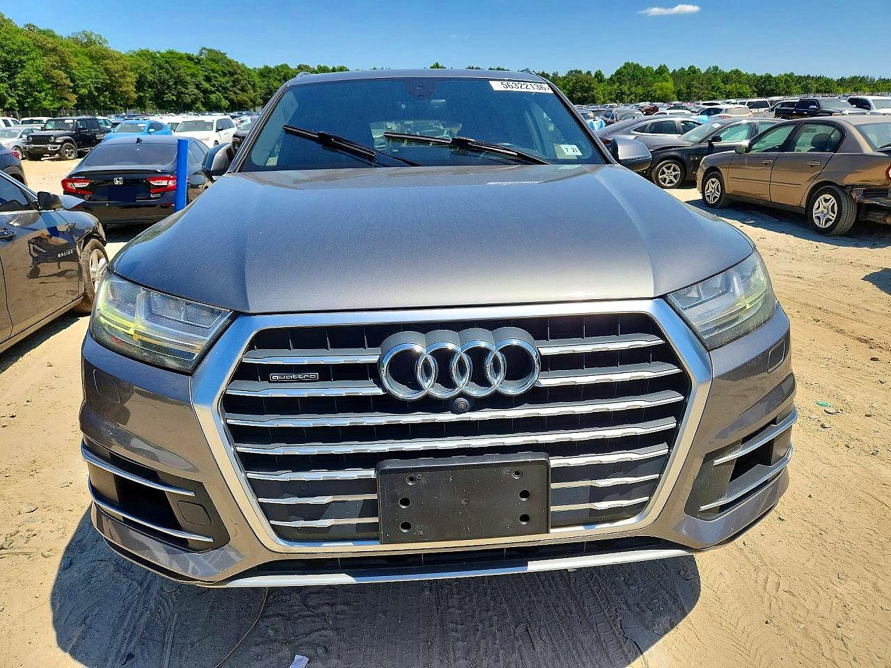 2017 Audi Q7 Premium Plus Gray vin: WA1LAAF75HD019095
