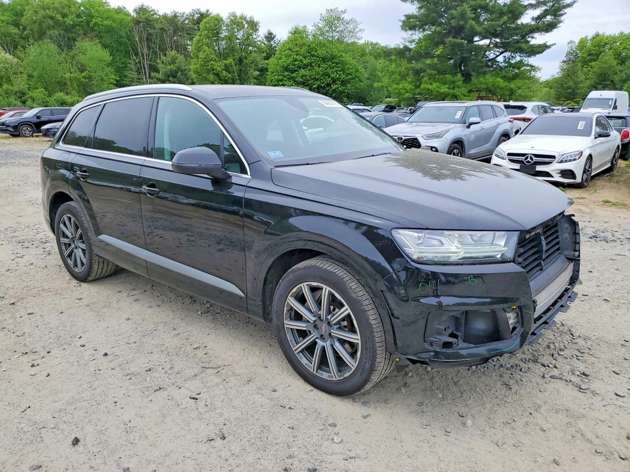 2019 Audi Q7 Premium Plus Black vin: WA1LAAF75KD009271