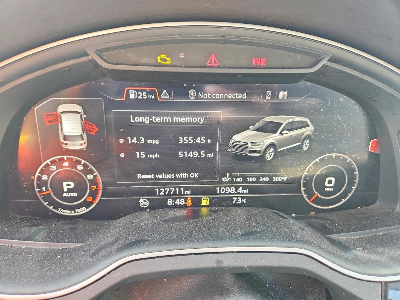 2017 Audi Q7 White vin: WA1LAAF76HD005156