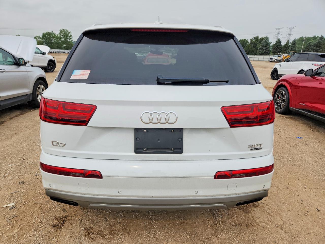 2017 Audi Q7 Premium Plus White vin: WA1LAAF78HD020175