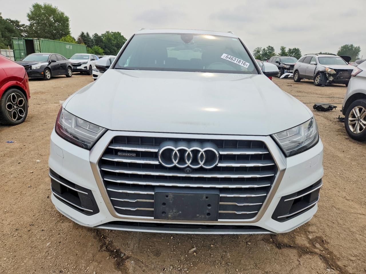 2017 Audi Q7 Premium Plus White vin: WA1LAAF78HD020175