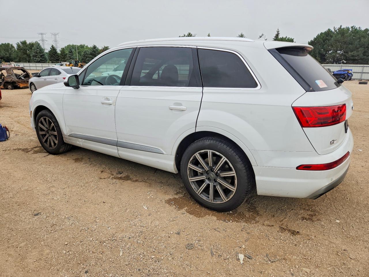 2017 Audi Q7 Premium Plus White vin: WA1LAAF78HD020175