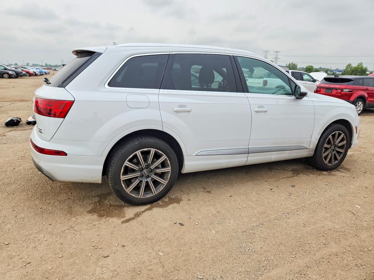 2017 Audi Q7 Premium Plus White vin: WA1LAAF78HD020175
