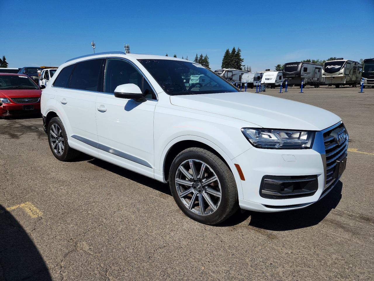 2018 Audi Q7 Premium Plus White vin: WA1LAAF79JD031093