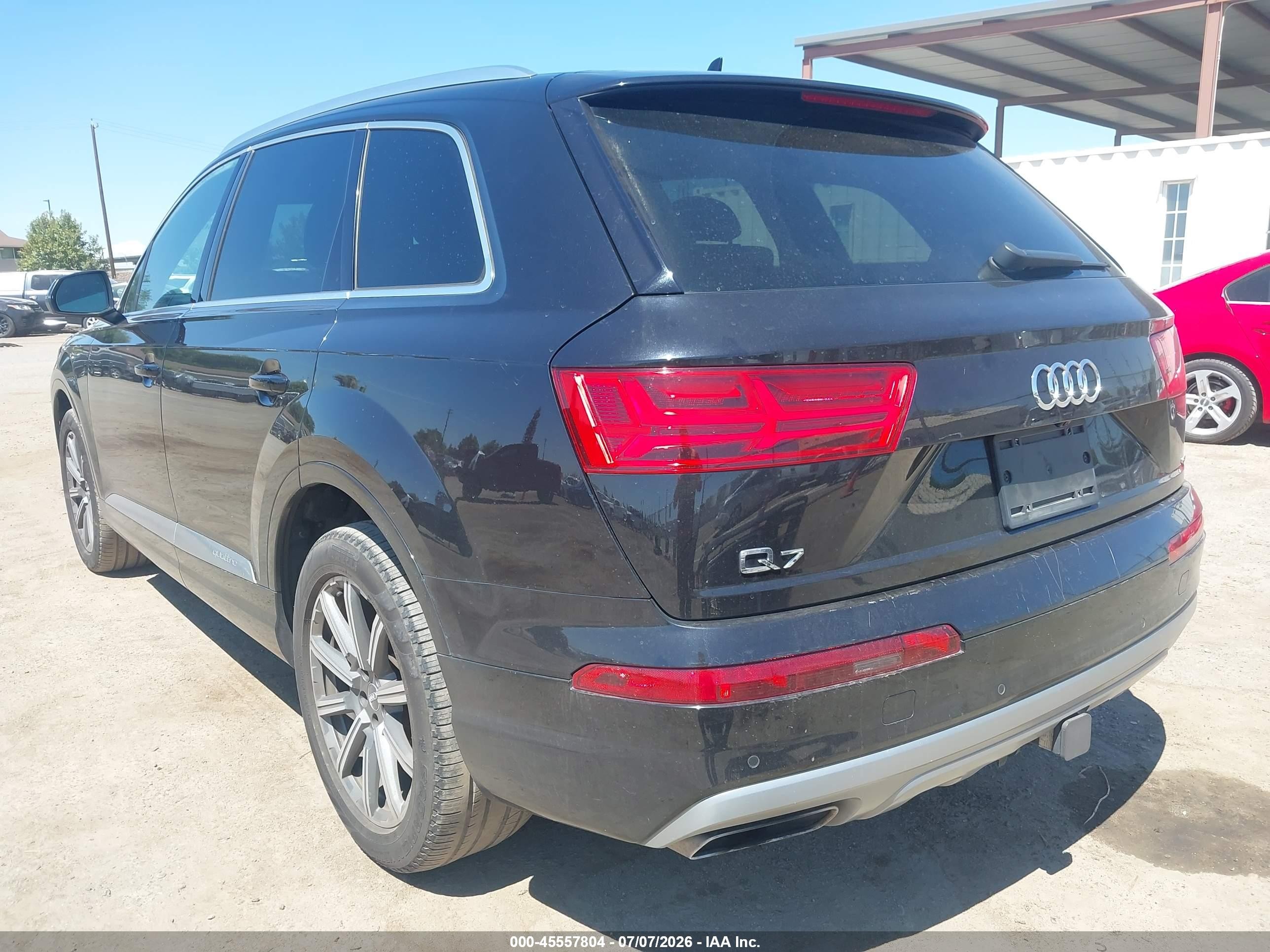 2019 Audi Q7 55 Premium/55 Se Premium Black vin: WA1LAAF79KD038918