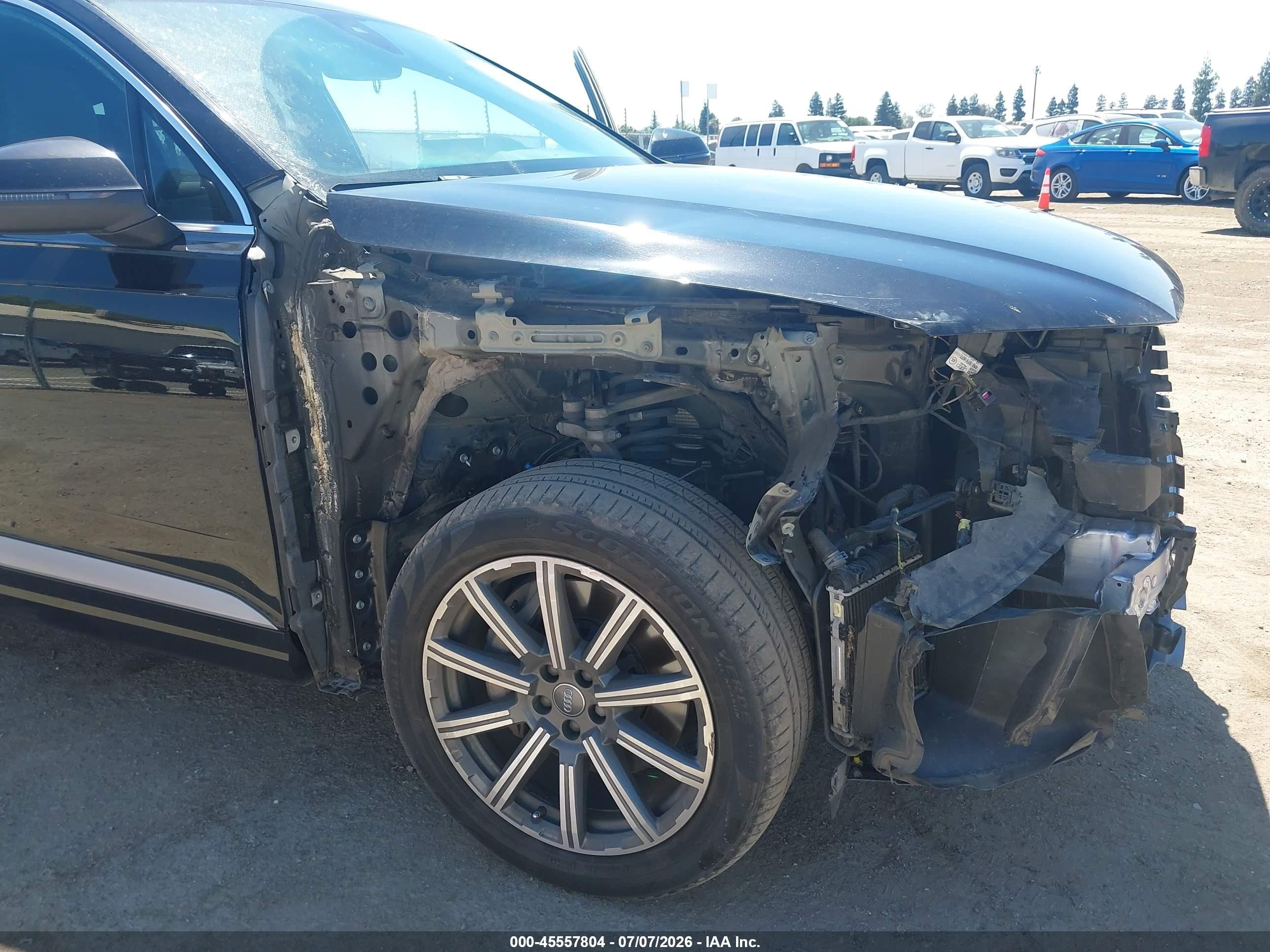 2019 Audi Q7 55 Premium/55 Se Premium Black vin: WA1LAAF79KD038918