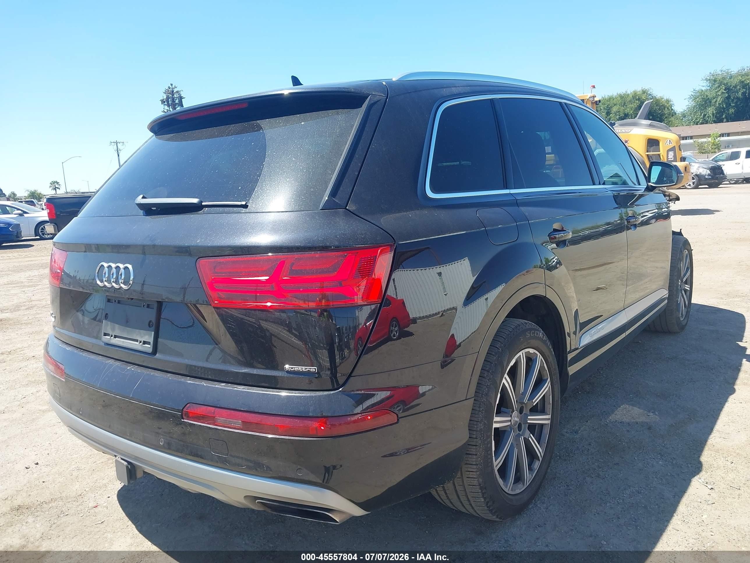 2019 Audi Q7 55 Premium/55 Se Premium Black vin: WA1LAAF79KD038918