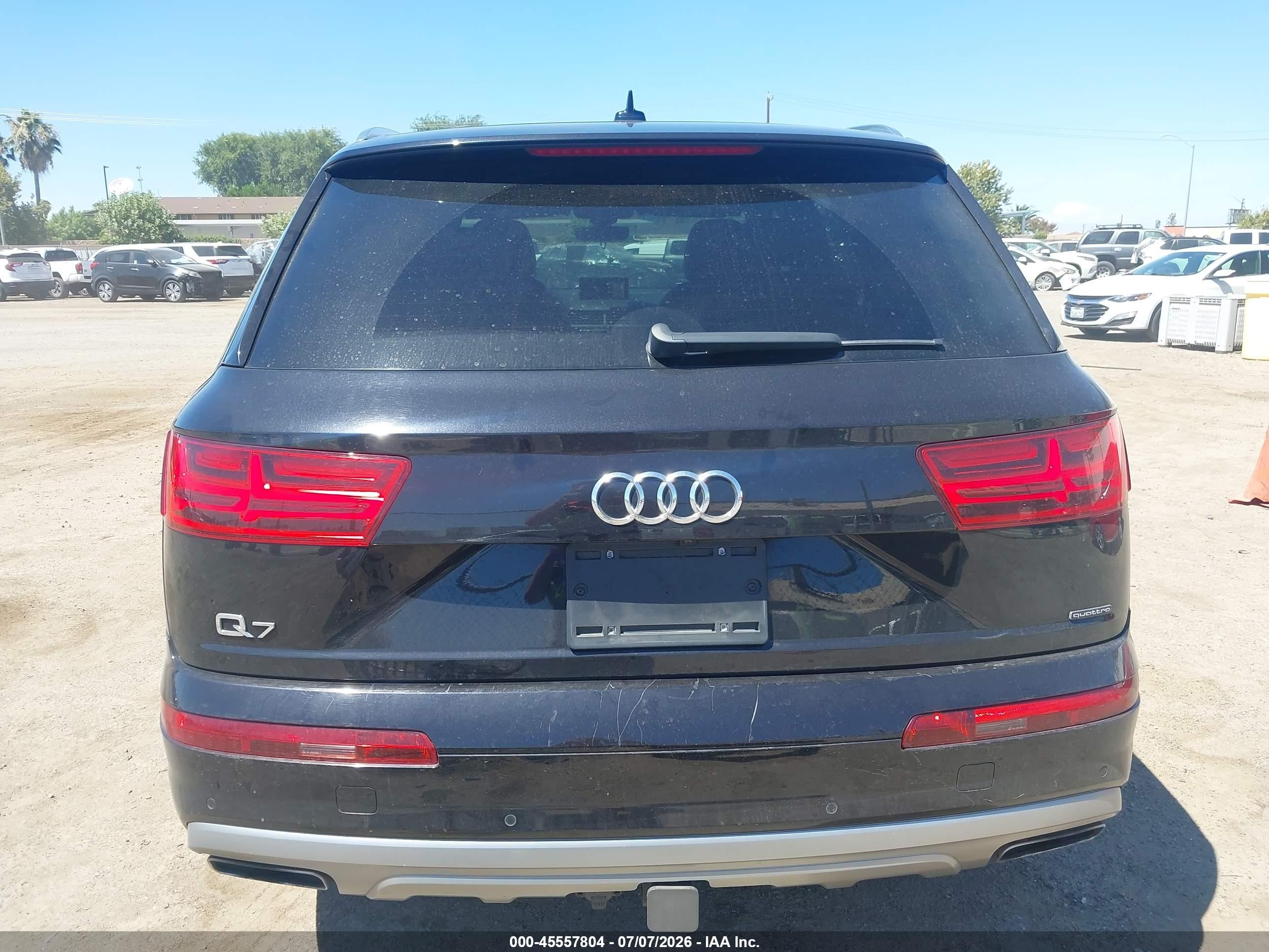 2019 Audi Q7 55 Premium/55 Se Premium Black vin: WA1LAAF79KD038918