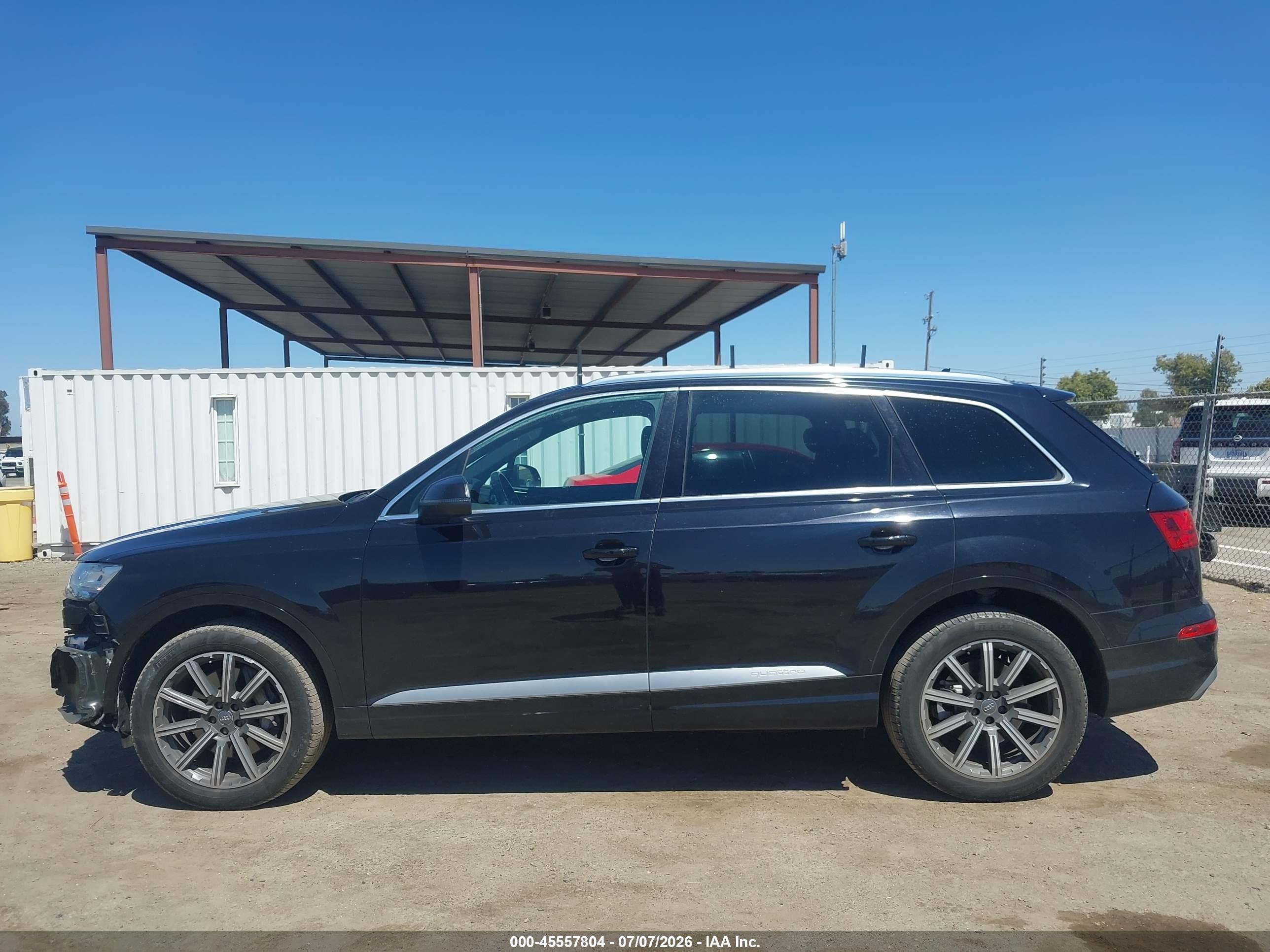 2019 Audi Q7 55 Premium/55 Se Premium Black vin: WA1LAAF79KD038918