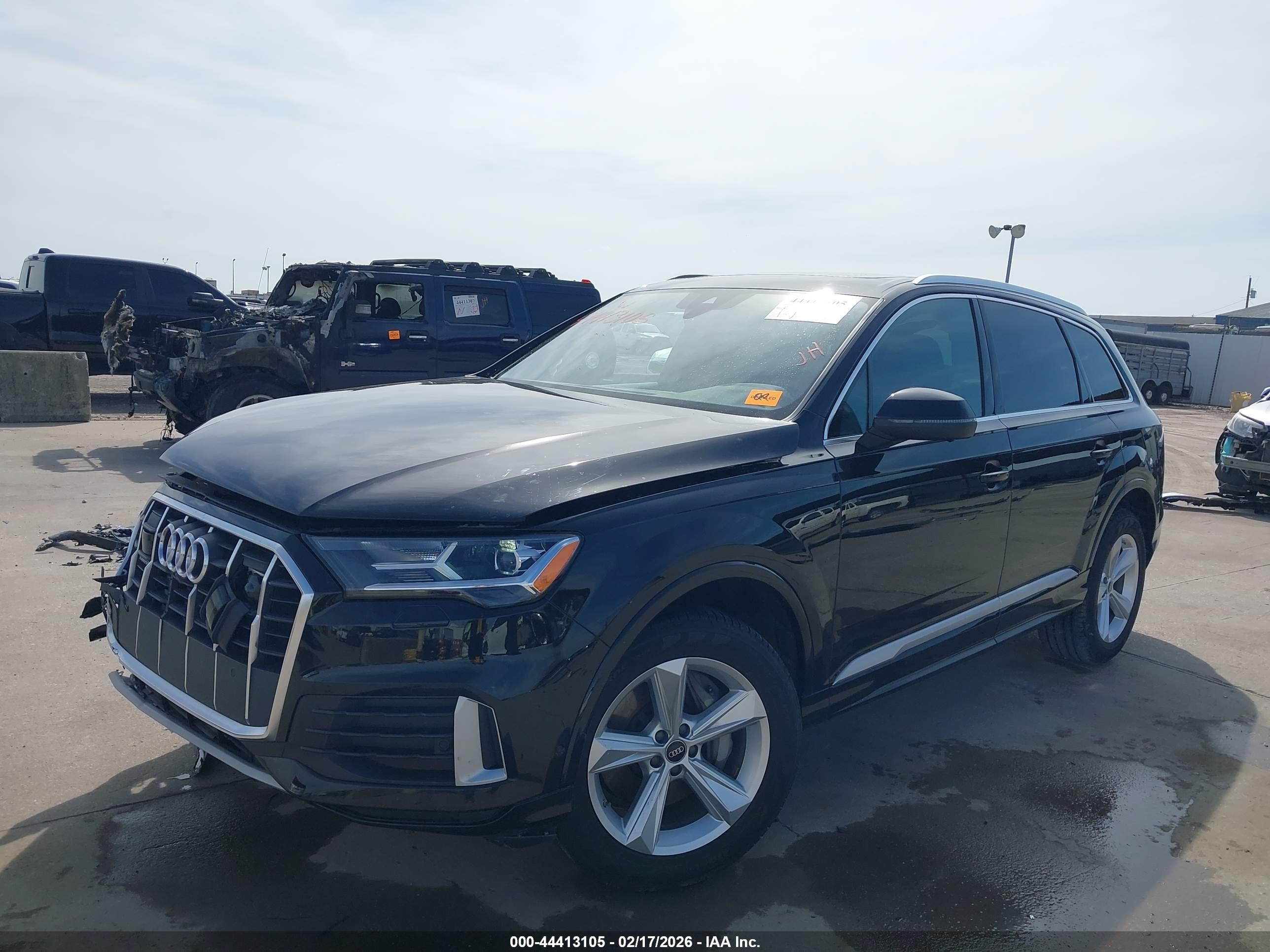 2023 Audi Q7 Premium Plus 45 Tfsi Quattro Tiptronic Black vin: WA1LCBF73PD003671