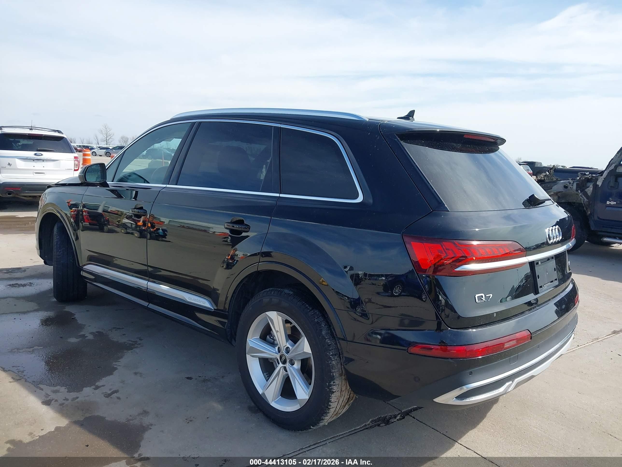 2023 Audi Q7 Premium Plus 45 Tfsi Quattro Tiptronic Black vin: WA1LCBF73PD003671