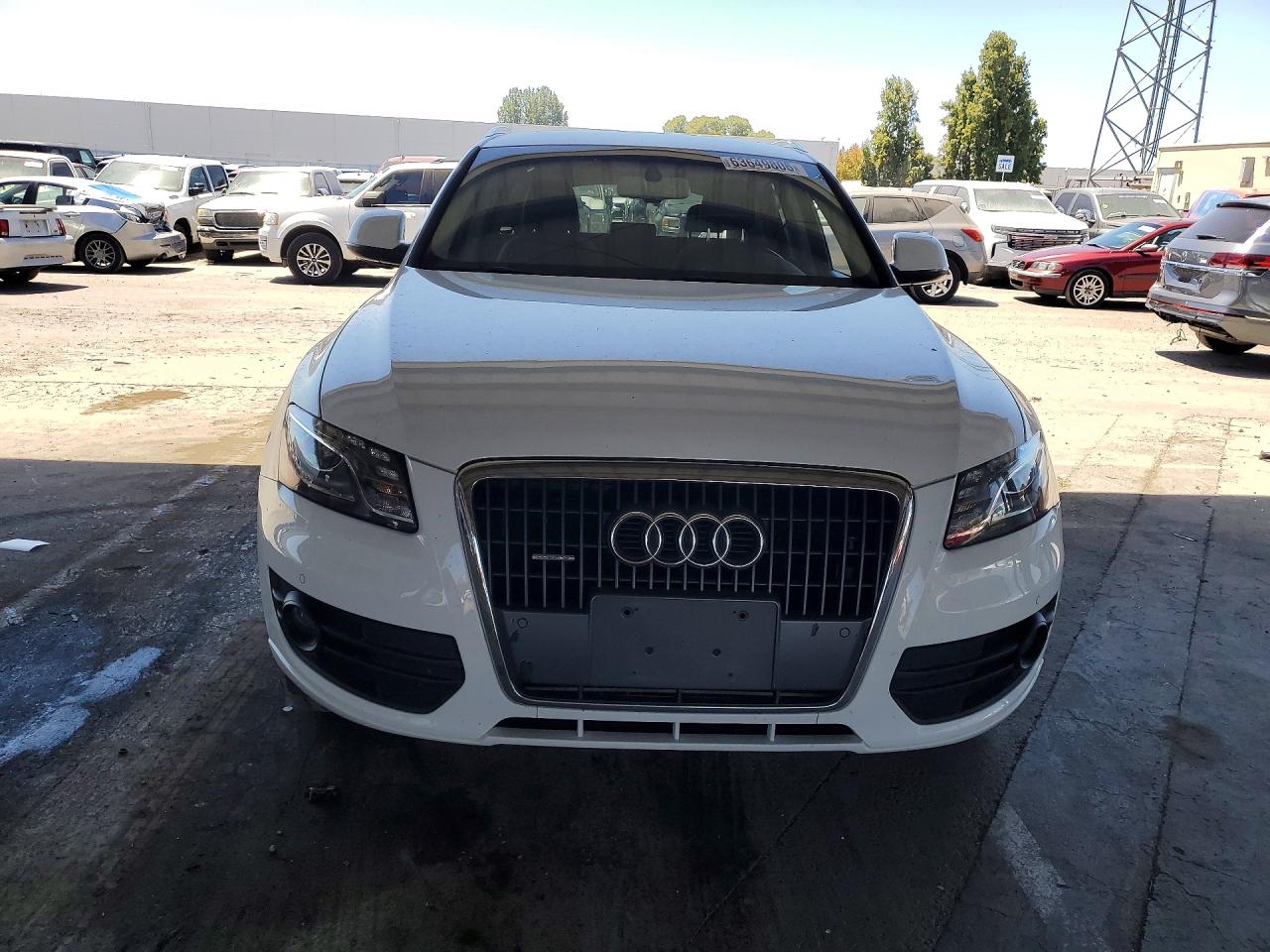 2011 Audi Q5 Premium Plus White vin: WA1LFAFP0BA065296