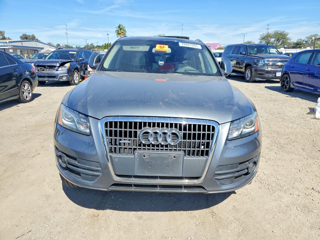 2012 Audi Q5 Premium Plus Серый vin: WA1LFAFP0CA024166