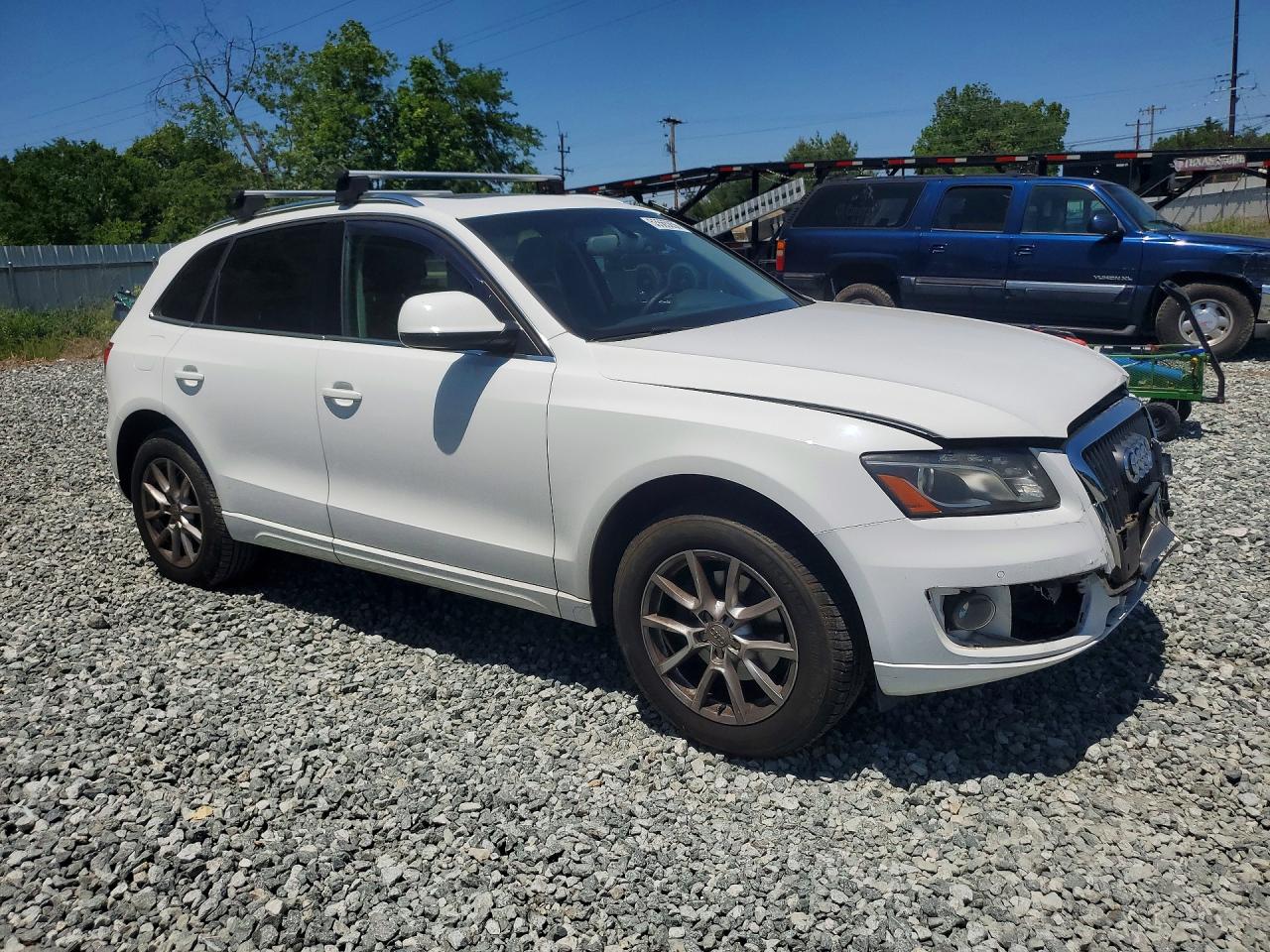 2012 Audi Q5 Premium Plus White vin: WA1LFAFP0CA061394