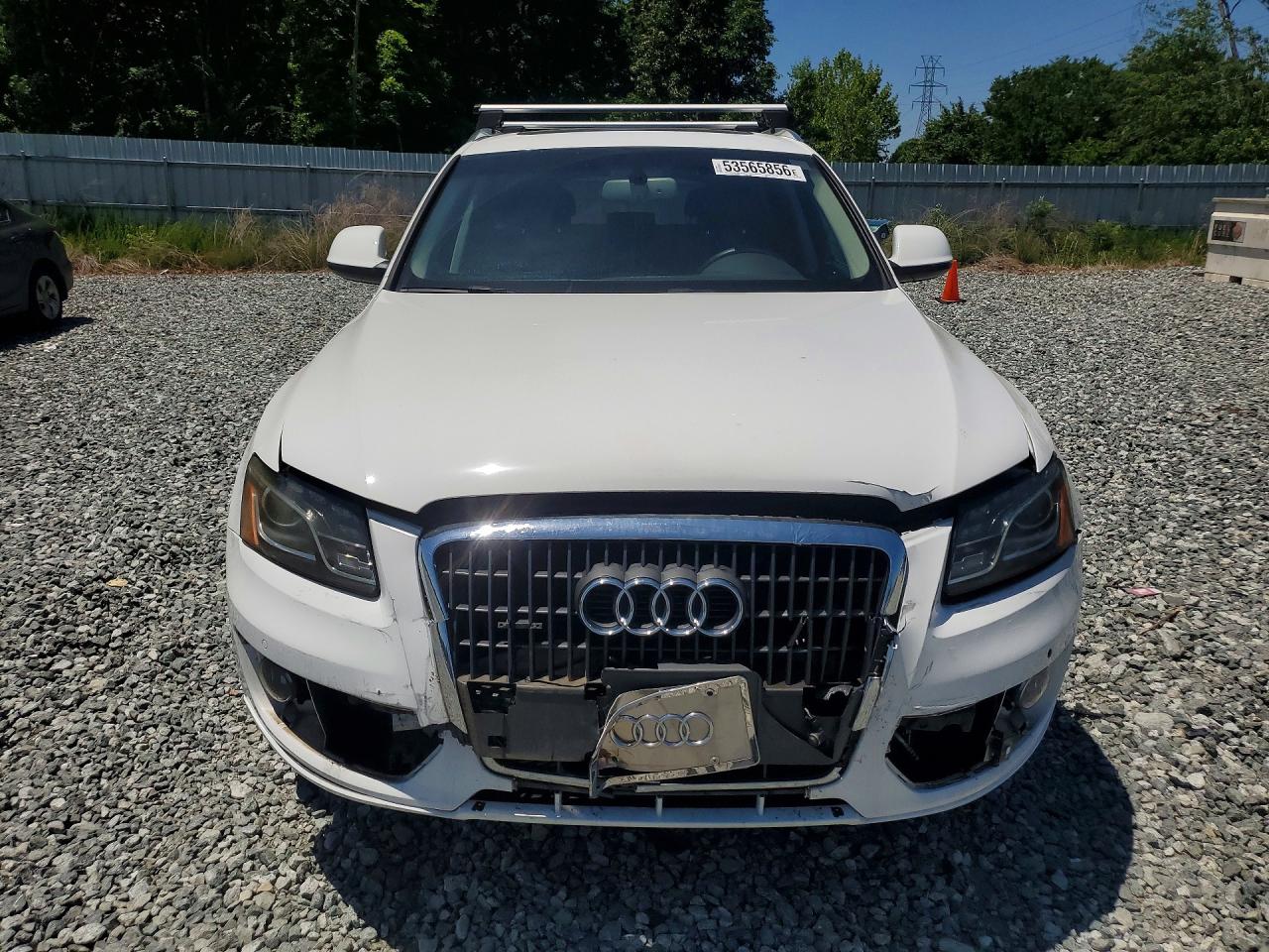 2012 Audi Q5 Premium Plus White vin: WA1LFAFP0CA061394