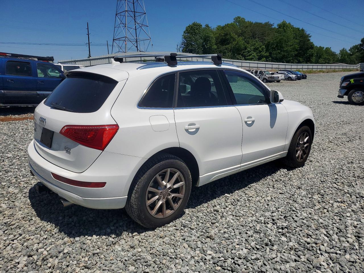 2012 Audi Q5 Premium Plus White vin: WA1LFAFP0CA061394
