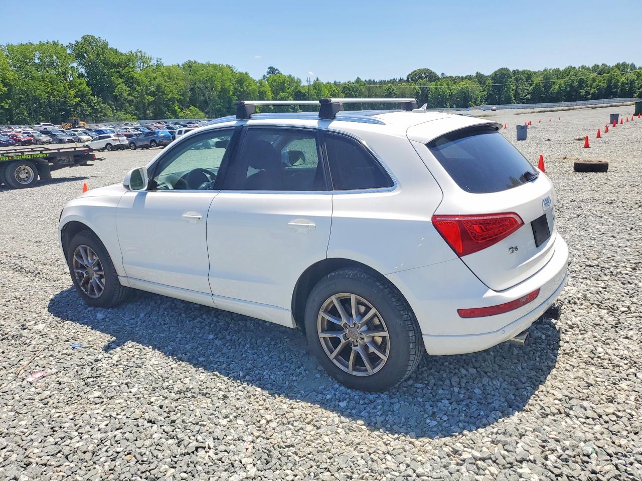2012 Audi Q5 Premium Plus White vin: WA1LFAFP0CA061394
