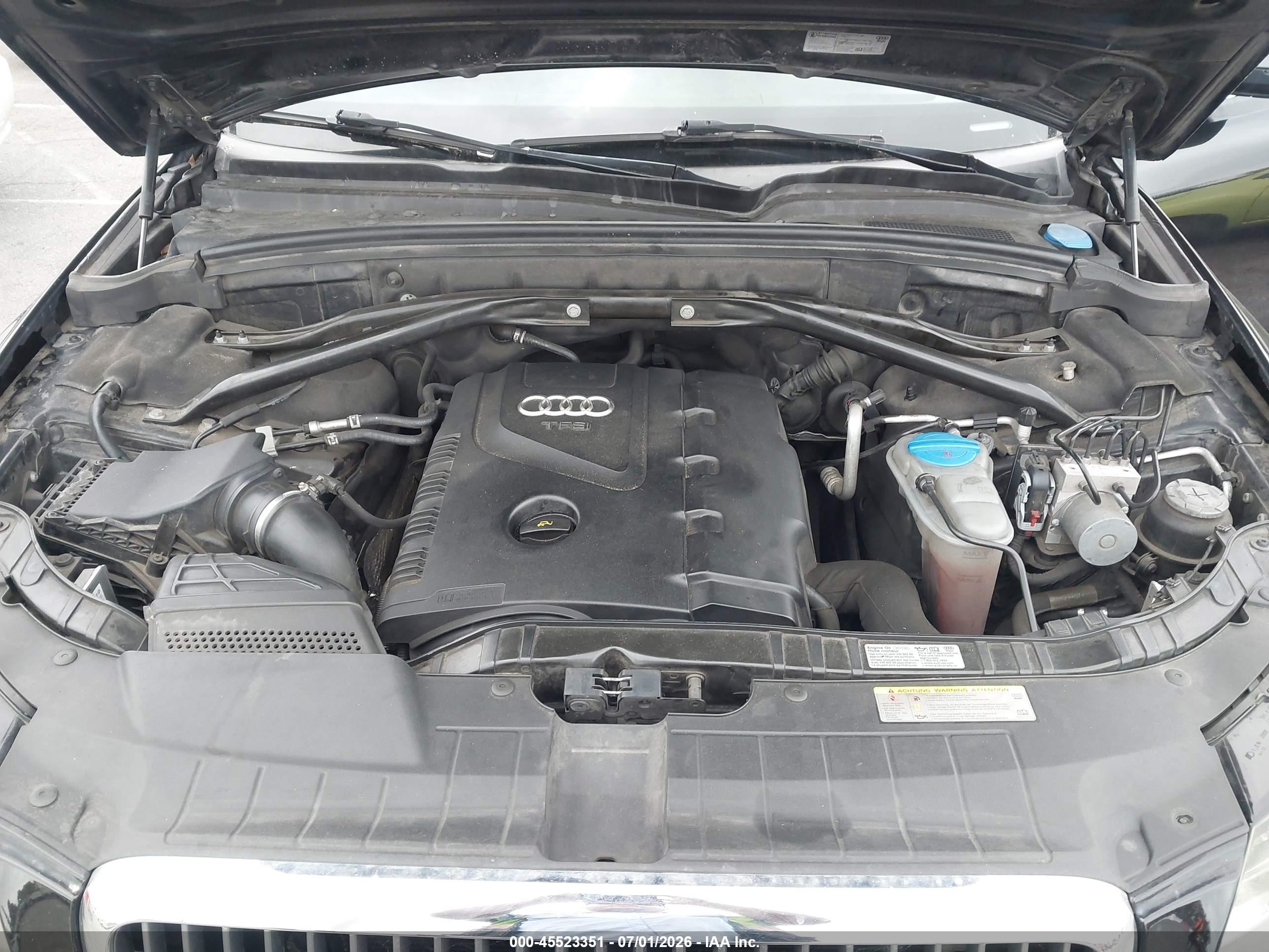 2012 Audi Q5 2.0t Premium Black vin: WA1LFAFP0CA096758