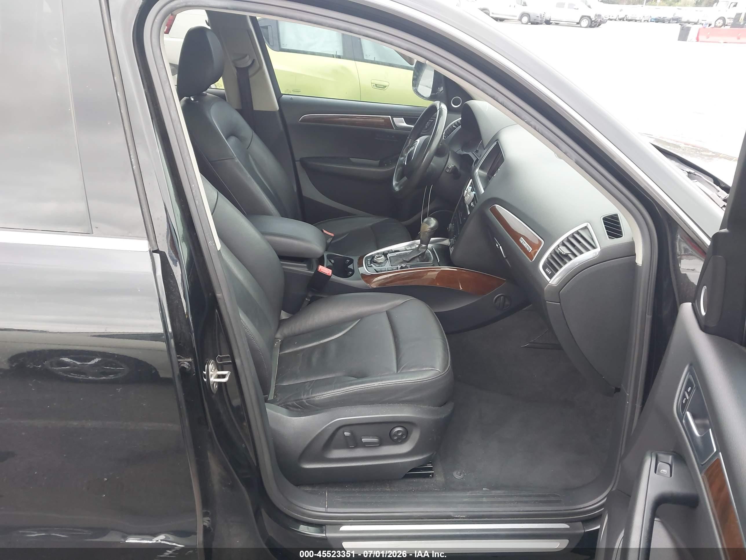 2012 Audi Q5 2.0t Premium Black vin: WA1LFAFP0CA096758