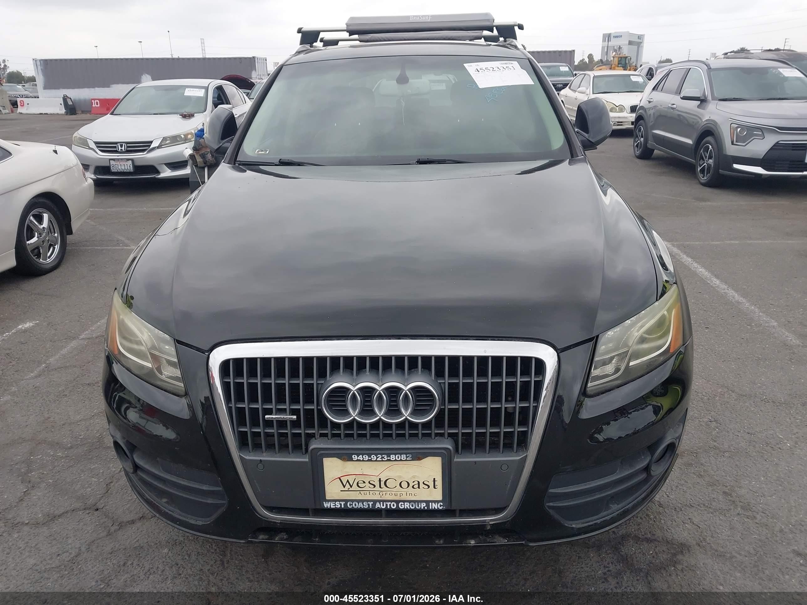 2012 Audi Q5 2.0t Premium Black vin: WA1LFAFP0CA096758