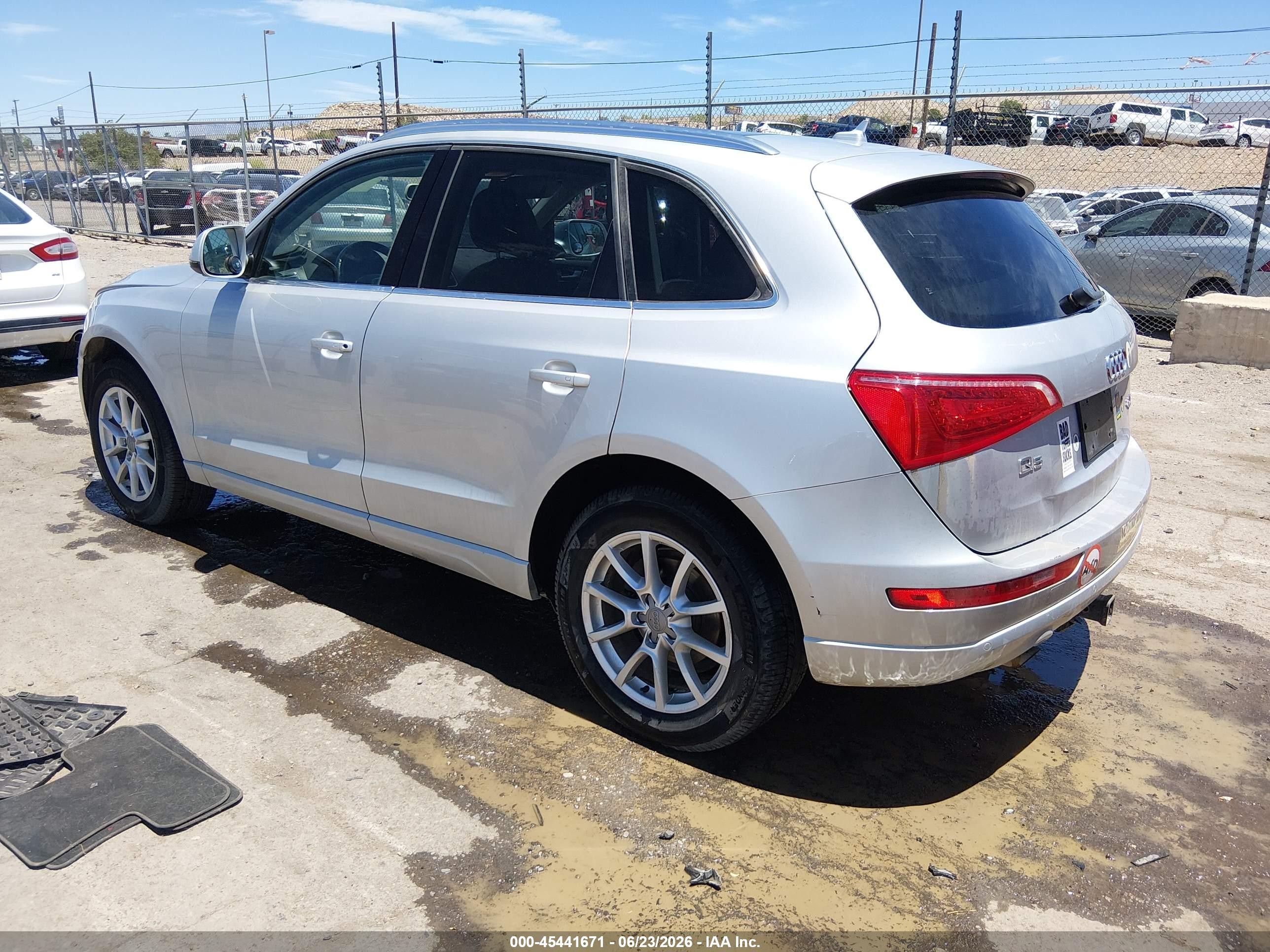2012 Audi Q5 2.0t Premium Silver vin: WA1LFAFP0CA098297