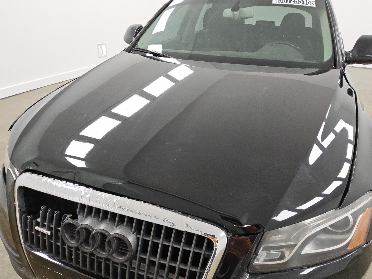 2012 Audi Q5 Premium Plus Черный vin: WA1LFAFP0CA108763 Damage: Hood, Severe Damage, Replacement Required