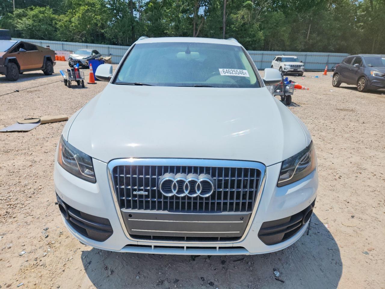 2012 Audi Q5 Premium Plus White vin: WA1LFAFP0CA138670
