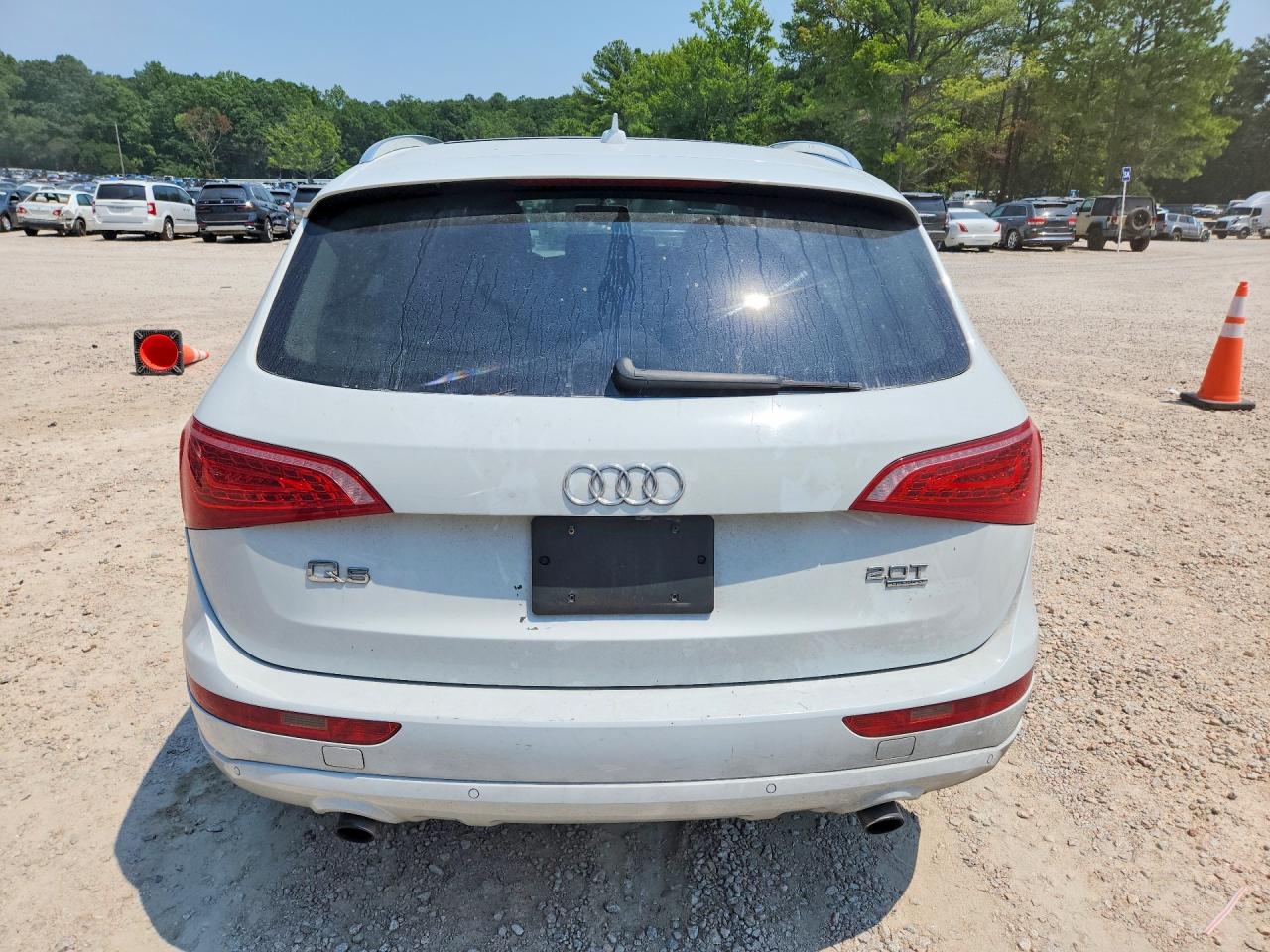 2012 Audi Q5 Premium Plus White vin: WA1LFAFP0CA138670