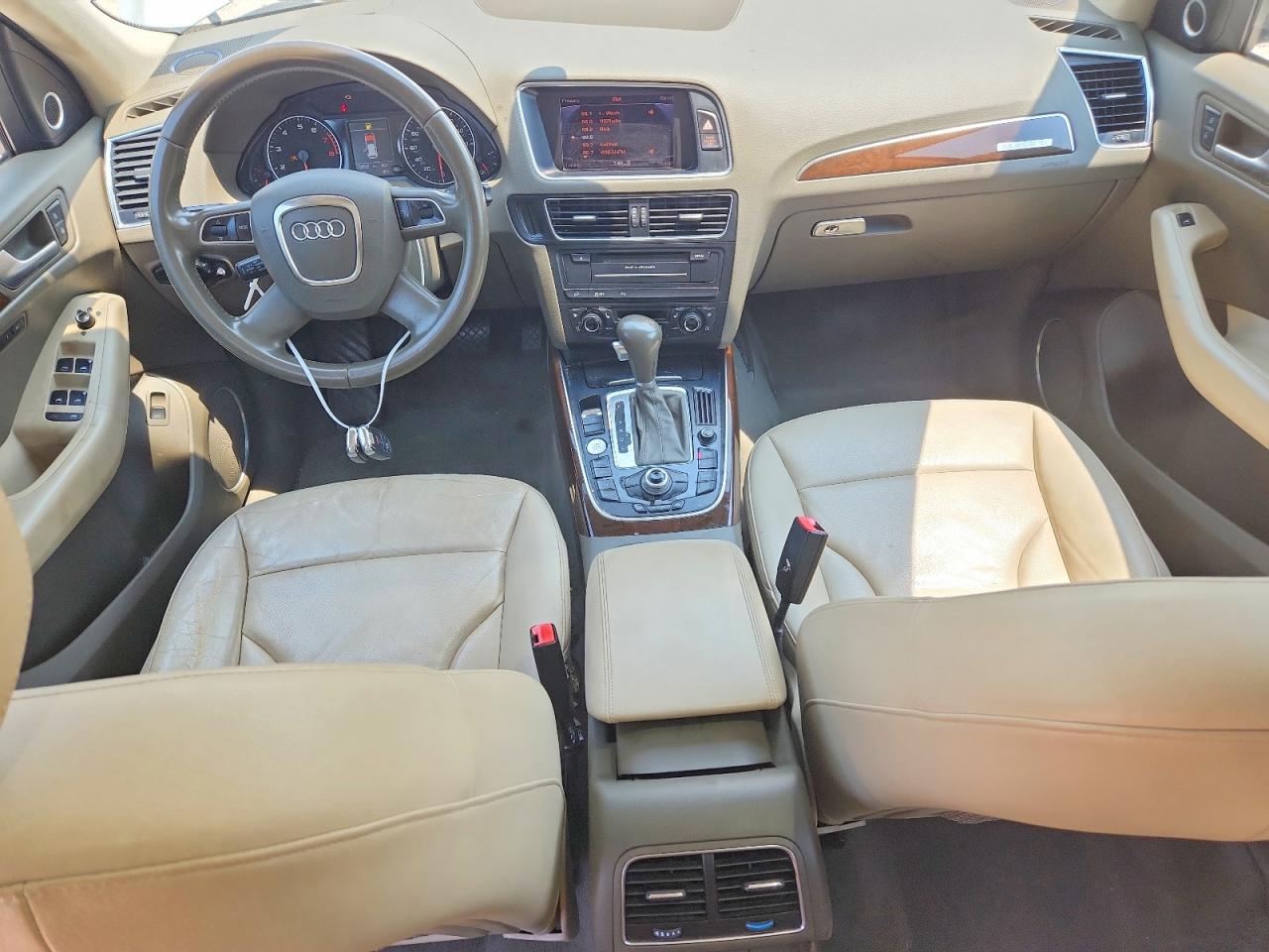 2012 Audi Q5 Premium Plus White vin: WA1LFAFP0CA138670