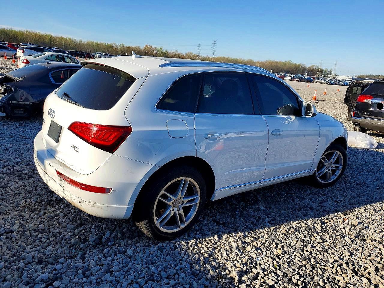 2013 Audi Q5 White vin: WA1LFAFP0DA053569