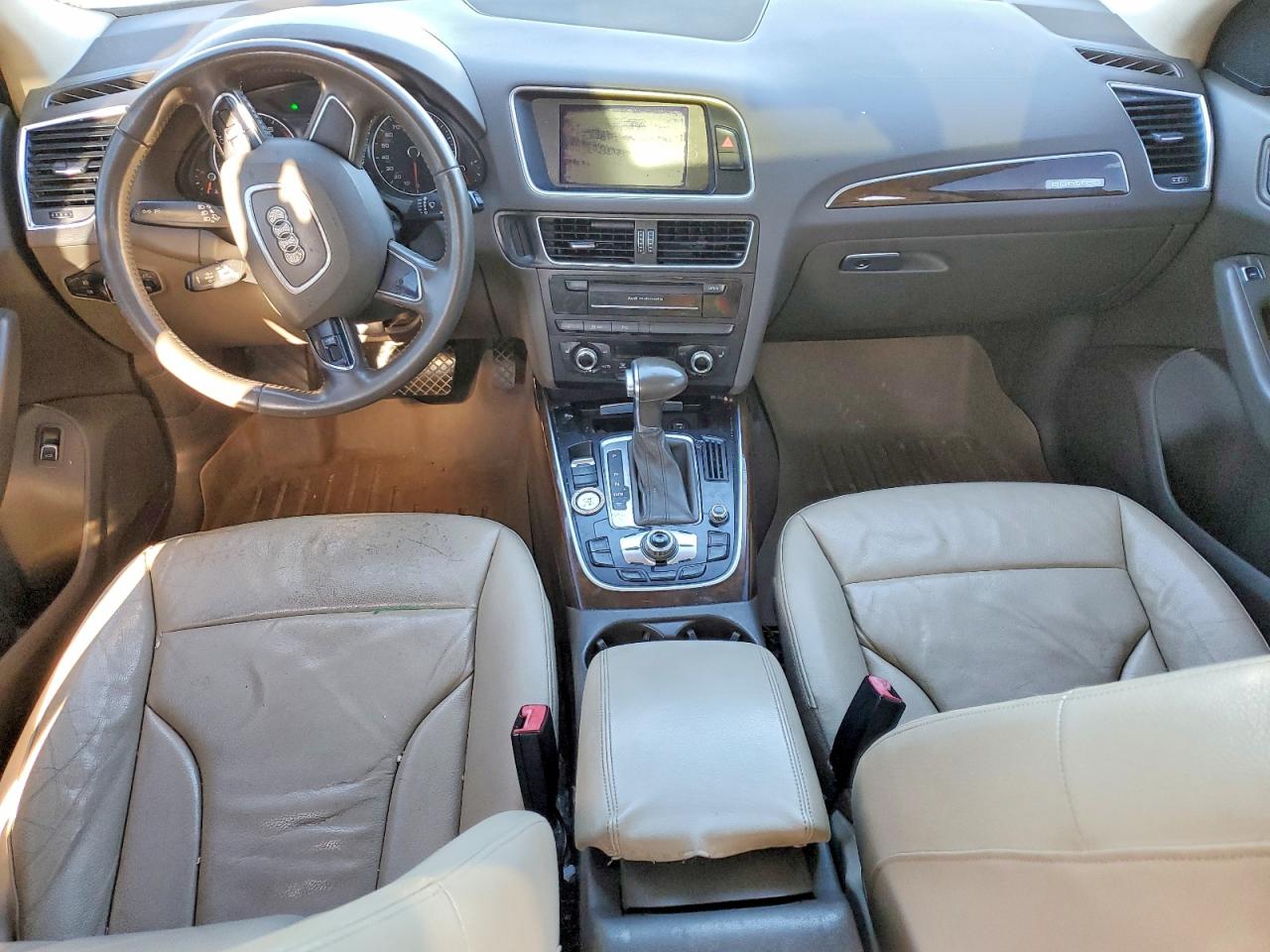 2013 Audi Q5 White vin: WA1LFAFP0DA053569